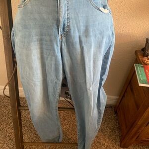 Banana Republic Blue Boyfriend Jeans Relaxed Fit